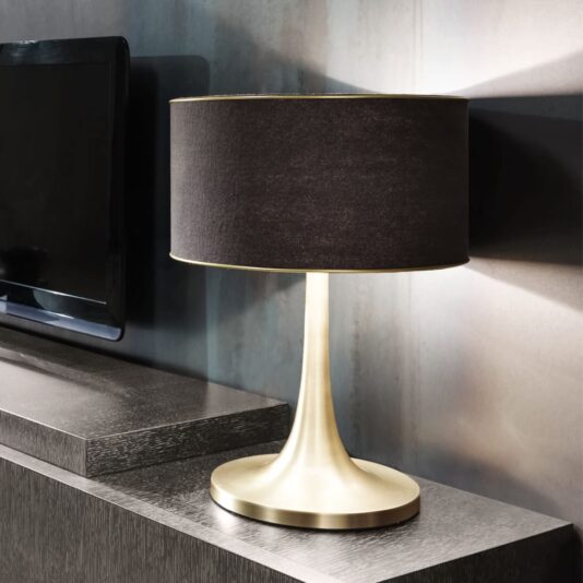 Contemporary Italian Brass Table Lamp Contemporary Italian Brass Table Lamp