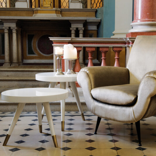 Contemporary Italian Designer Ivory Side Table Contemporary Italian Designer Ivory Side Table