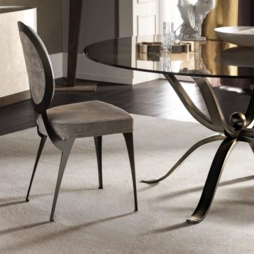 Contemporary Italian Designer Upholstered Chair Contemporary Italian Designer Upholstered Chair
