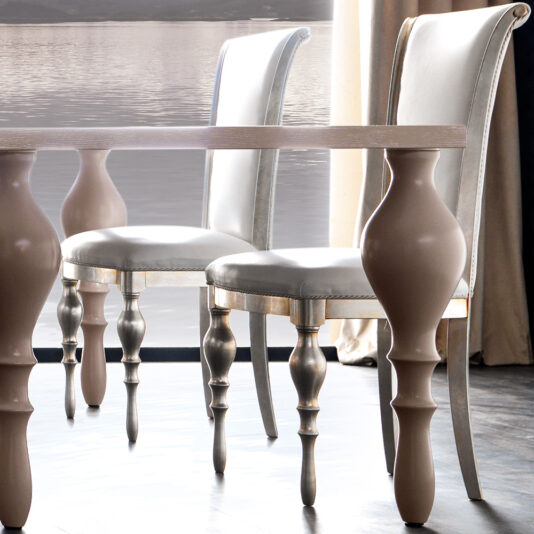 Contemporary Italian Dining Table Set