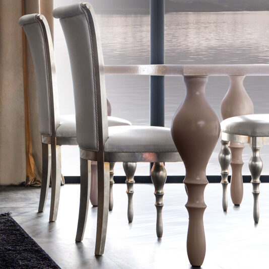 Contemporary Italian Dining Table Set