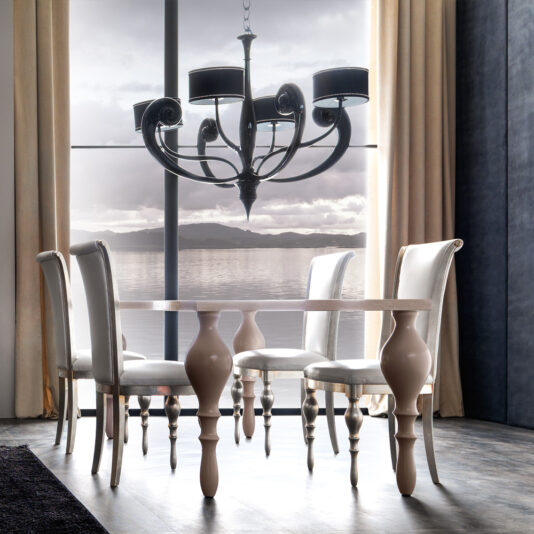 Contemporary Italian Dining Table Set