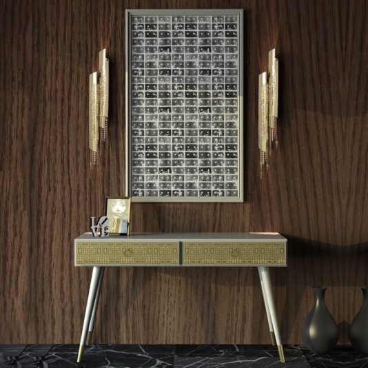Contemporary Gold Plated Double Wall Light Contemporary Italian Gold Plated Double Wall Light