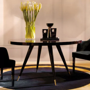 Contemporary Italian Round Dining Table Contemporary Italian Round Dining Table