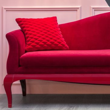 Contemporary Retro Designer Velvet Sofa Contemporary Retro Designer Velvet Sofa
