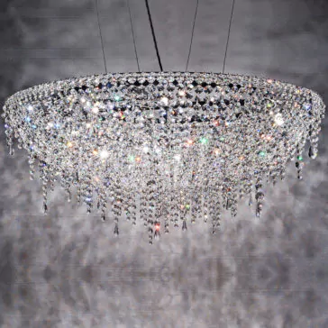 Contemporary Round Crystal Chandelier Contemporary Round Crystal Chandelier