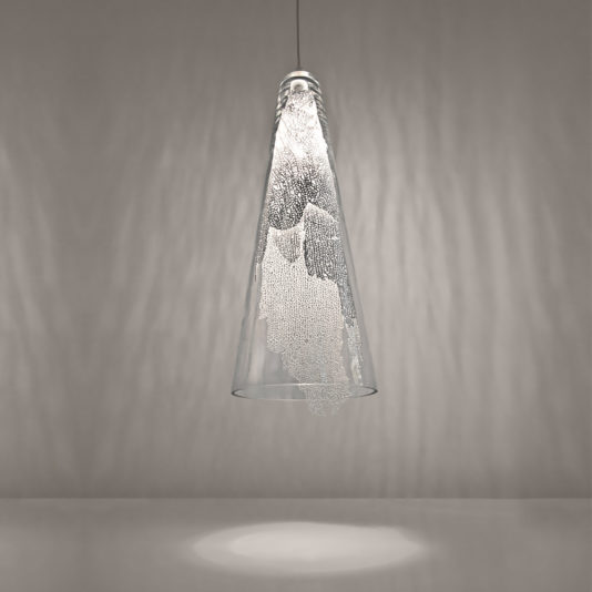 Contemporary Silver High End Pendant Light