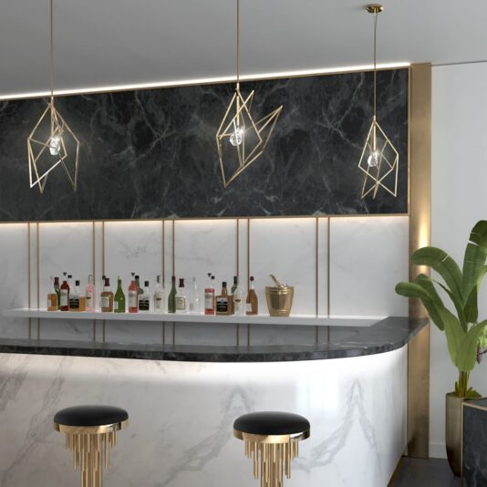 Contemporary Crystal Geometric Single Pendant Chandelier Contemporary Swarovski Crystal Geometric Single Pendant Chandelier