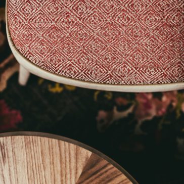 Contemporary Two-Tone Upholstered Designer Occasional Chair Contemporary Two-Tone Upholstered Designer Occasional Chair
