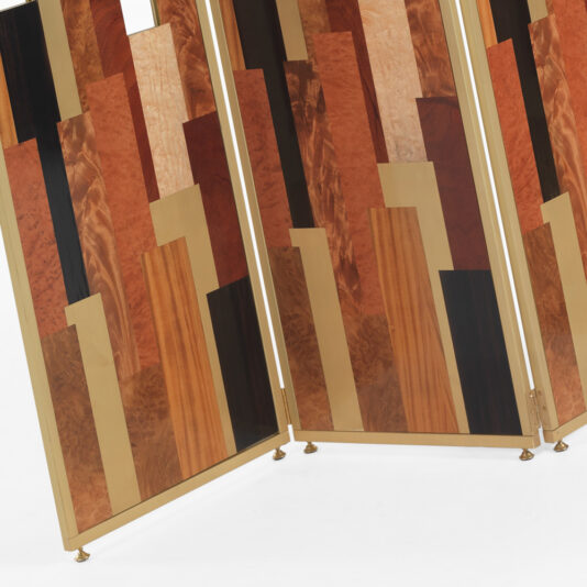 Designer Art Deco Inspired Brass Dressing Screen Designer Art Deco Inspired Brass Dressing Screen