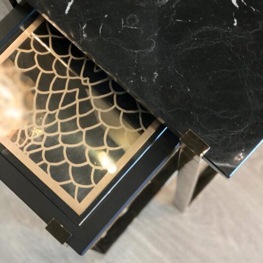 Designer Art Deco Inspired Luxury Side Table Nest Designer Art Deco Inspired Luxury Side Table Nest