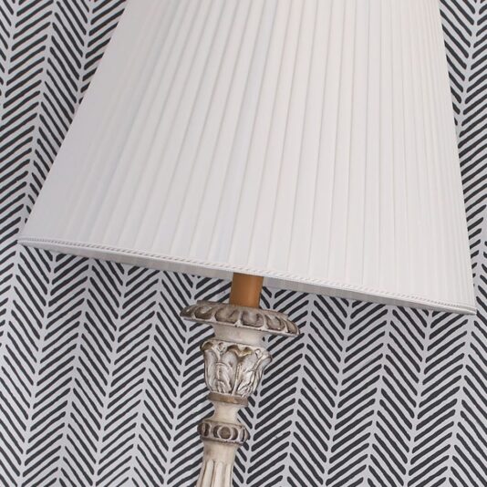 Designer Carved Italian Classic Floor Lamp