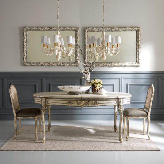 Designer Classic Italian Extendable Dining Table