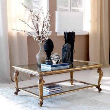 Designer Classic Italian Reproduction Glass Coffee Table Designer Classic Italian Reproduction Glass Coffee Table