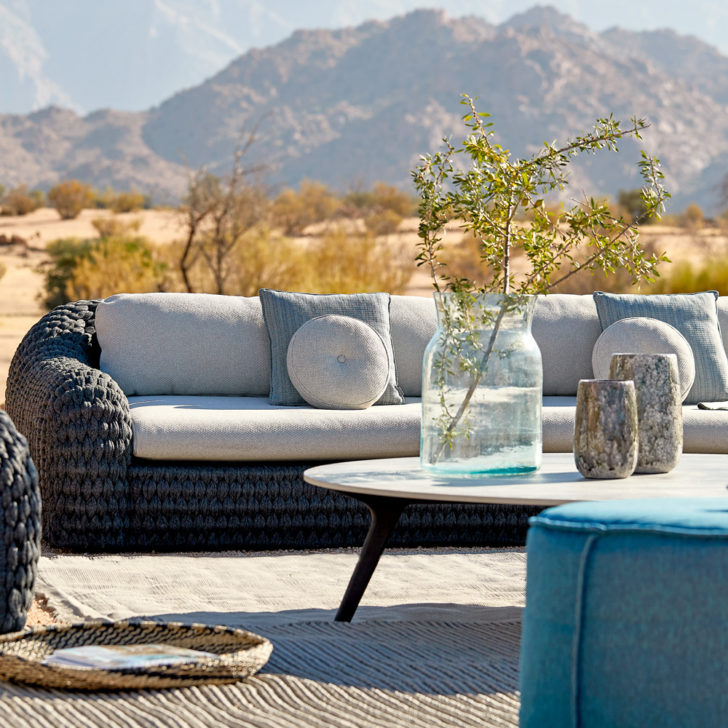 Designer Contemporary Luxury Outdoor Garden 3 Seater Sofa