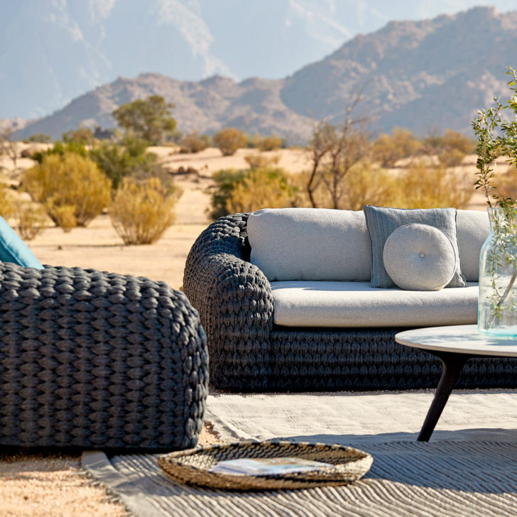 Designer Contemporary Luxury Outdoor Garden 3 Seater Sofa
