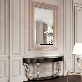 Designer High End Console And Mirror Set