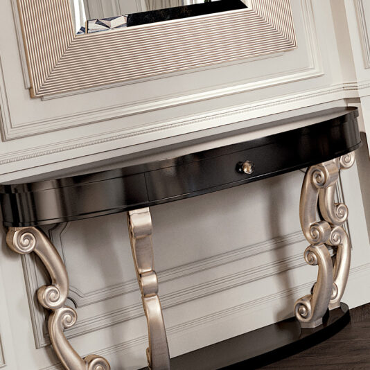 Designer High End Console And Mirror Set Designer High End Console And Mirror Set
