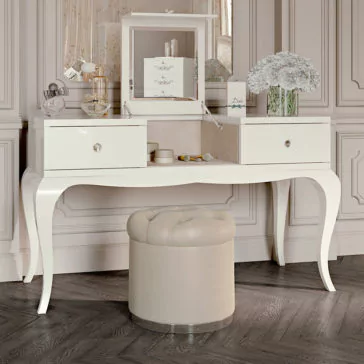 Modern Lift Up Mirror Dressing Table Designer High End Dressing Table
