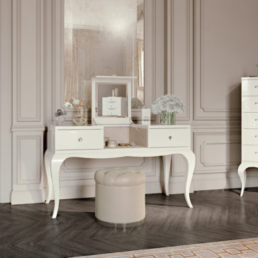 Modern Lift Up Mirror Dressing Table Designer High End Dressing Table