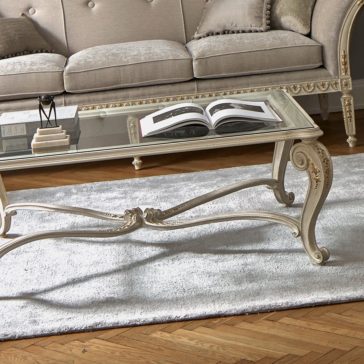 Designer Italian Classic Louis Glass Coffee Table Designer Italian Classic Louis Glass Coffee Table
