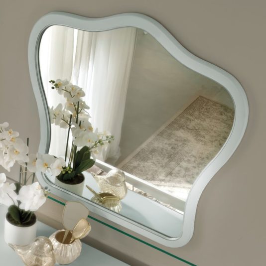 Designer Italian Curved Wall Mirror