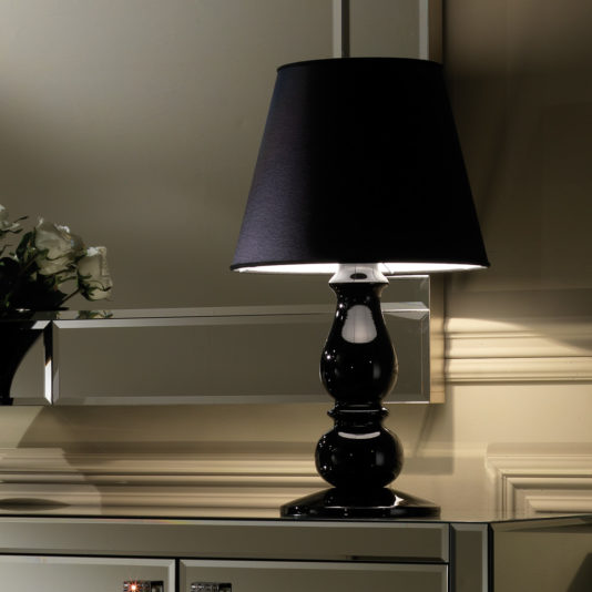 Designer Italian Lacquered Contemporary Table Lamp
