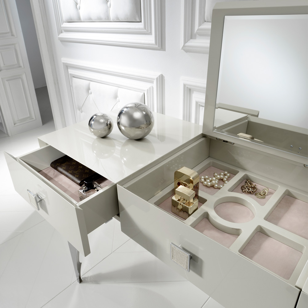 Contemporary Designer Italian Lacquered Dressing Table