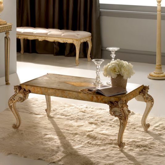 Designer Italian Luxurious Ornate Classic Coffee Table