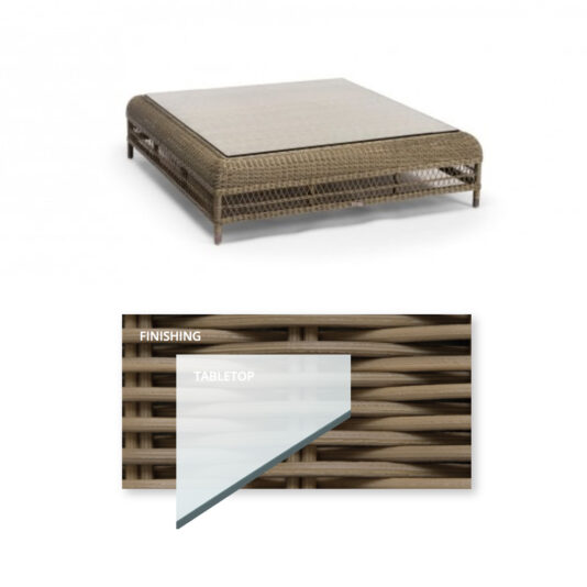 Designer Outdoor Wicker Square Coffee Table Designer Outdoor Wicker Square Coffee Table