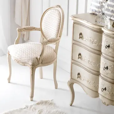 Designer Rococo Reproduction Upholstered Armchair Designer Rococo Reproduction Upholstered Armchair