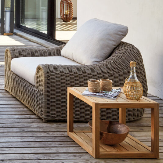 Designer Wicker Contemporary Outdoor Garden Armchair