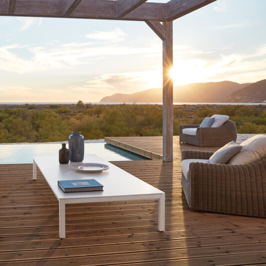 Designer Wicker Contemporary Outdoor Garden Armchair