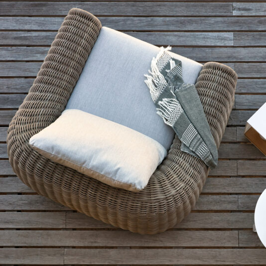 Designer Wicker Contemporary Outdoor Garden Armchair