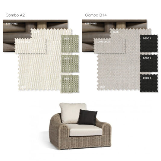 Designer Wicker Contemporary Outdoor Garden Armchair