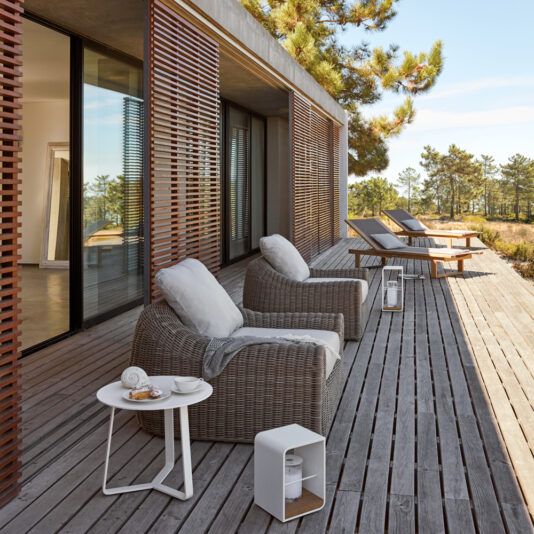 Designer Wicker Contemporary Outdoor Garden Armchair