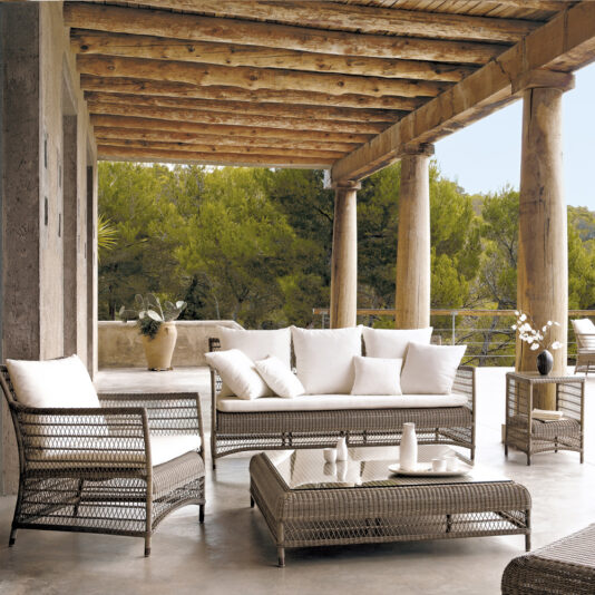 Designer Wicker Outdoor Garden Armchair