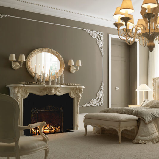 Elaborate Italian Oval Wall Mirror