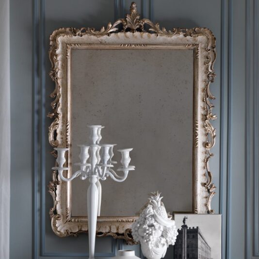 Elegant Baroque Reproduction Italian Designer Console And Mirror Elegant Baroque Reproduction Italian Designer Console And Mirror