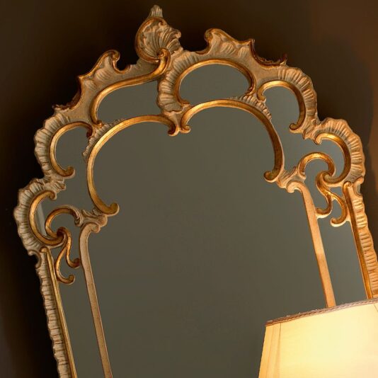 Elegant Italian Designer Classic Ornate Wall Mirror