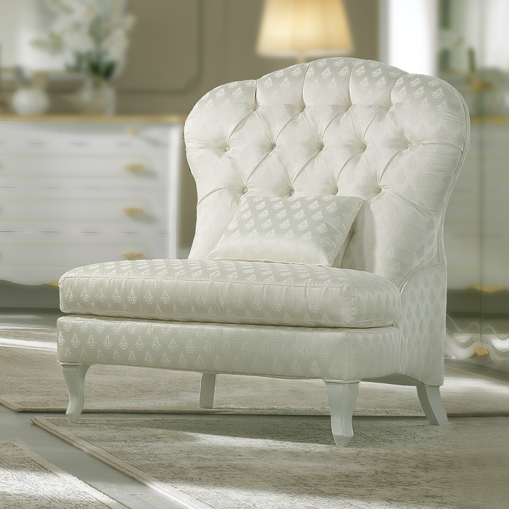 Elegant Italian Round Lounge Chair