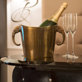 Luxury Retro Vintage Brass Finish Wine Cooler
