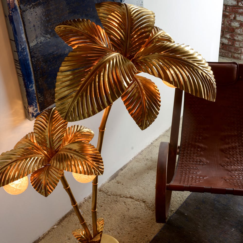 Exclusive Designer Italian Palm Tree Floor Lamp