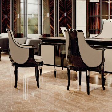 Exclusive Designer Italian High Gloss Lacquered Leather Chair Exclusive Designer Italian High Gloss Lacquered Leather Chair