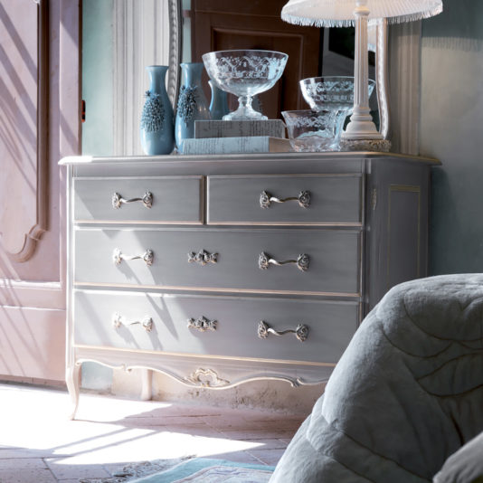 Exclusive Italian Dusty Grey Chest of Drawers