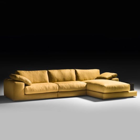 Exclusive Linen Modular Chaise Style Corner Sofa