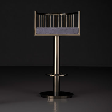 Exclusive Modern High End Italian Swivel Bar Stool
