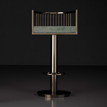 Exclusive Modern High End Italian Swivel Bar Stool
