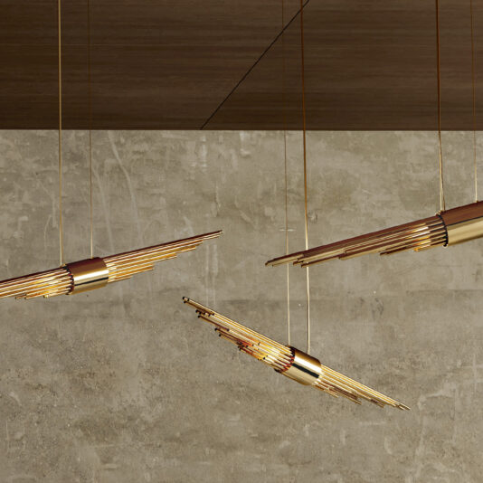 Gold Plated Designer Angled Contemporary Pendant Light Gold Plated Designer Angled Contemporary Pendant Light