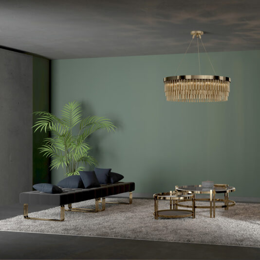 Gold Plated Designer Contemporary Chandelier Gold Plated Designer Contemporary Chandelier
